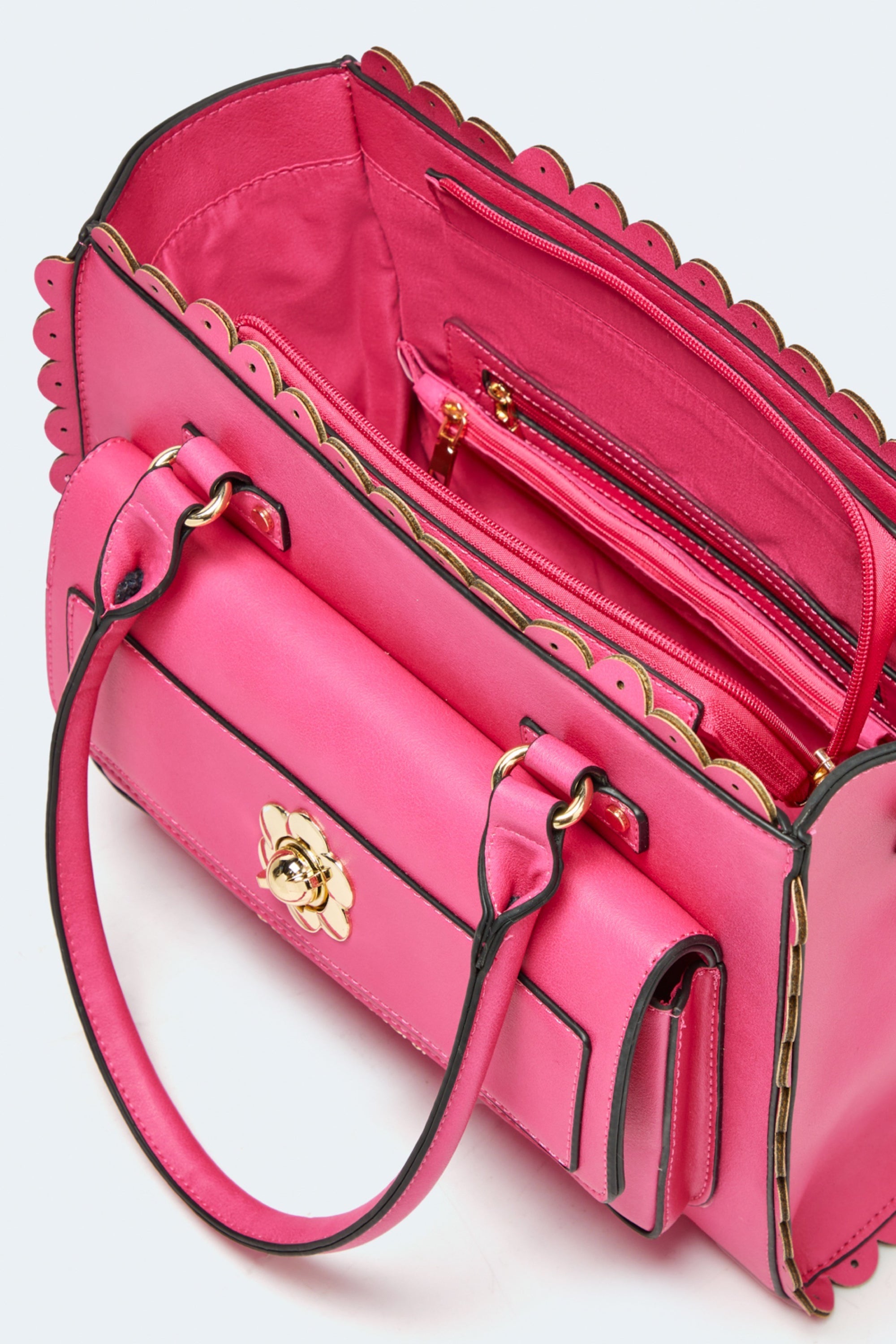 Scalloped Edge 60s Shopper Bag