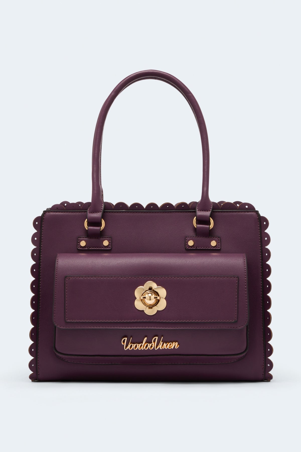 Scalloped Edge 60s Shopper Bag