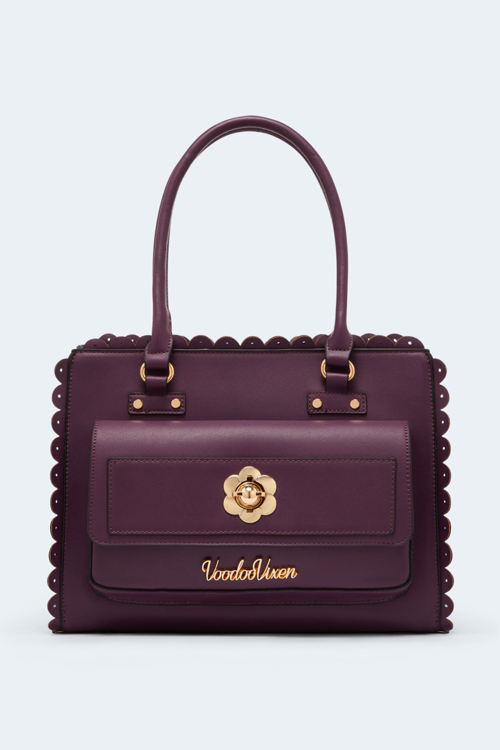 Scalloped Edge 60s Shopper Bag