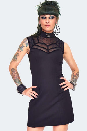 Black Spiderweb Dress