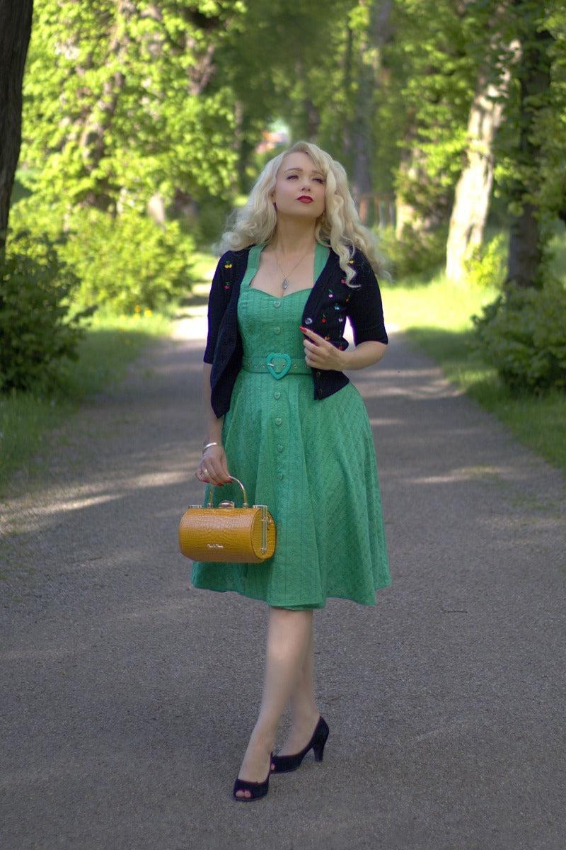 Rainbow Cherry Embroidered Cardigan