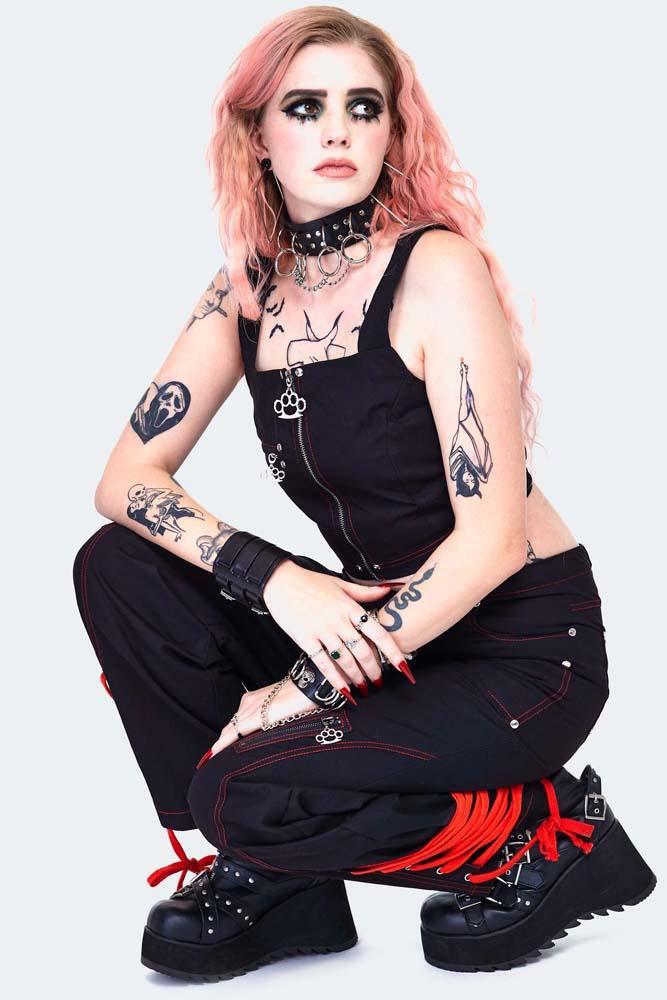 Cargo Style Crop Top