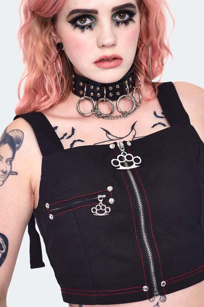 Cargo Style Crop Top