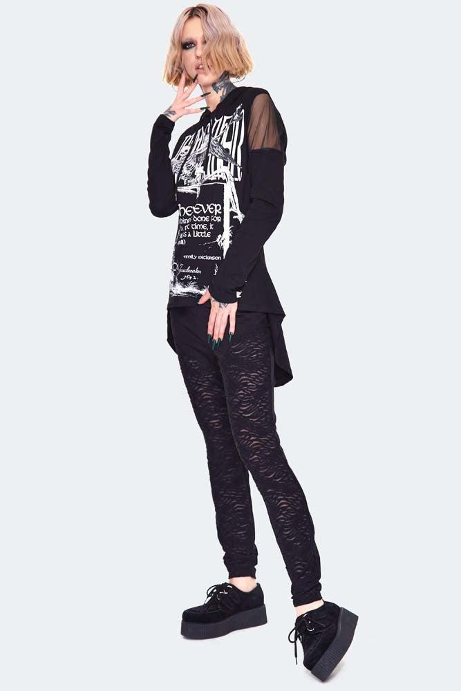 Demon Print Lightweight Hoodie