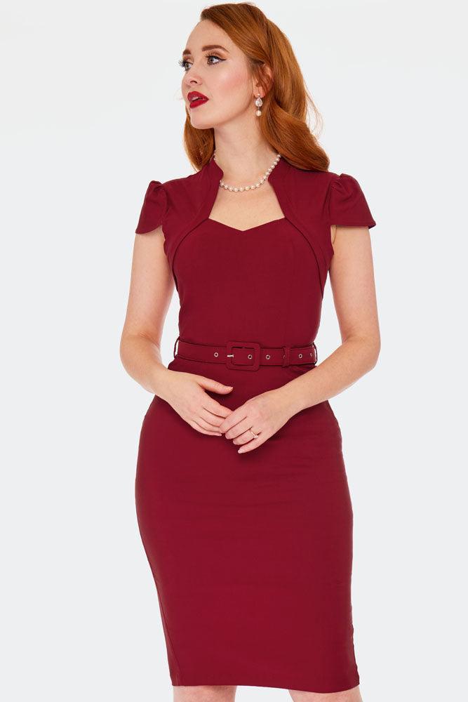 Cap Sleeves Bodycon Dress