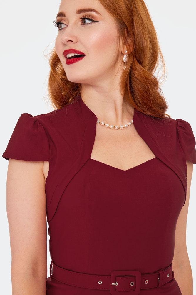 Cap Sleeves Bodycon Dress