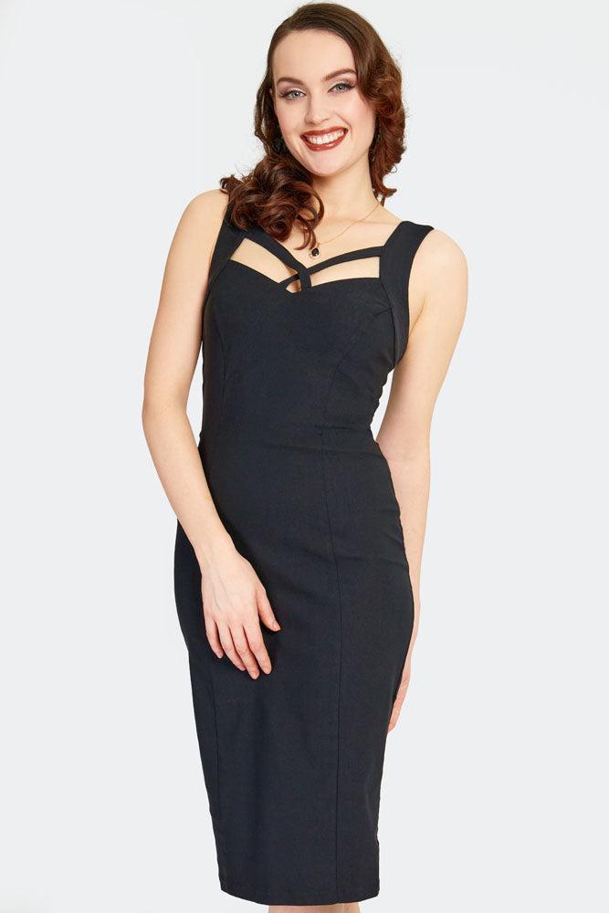 Cross Strap Detail Flare Dress