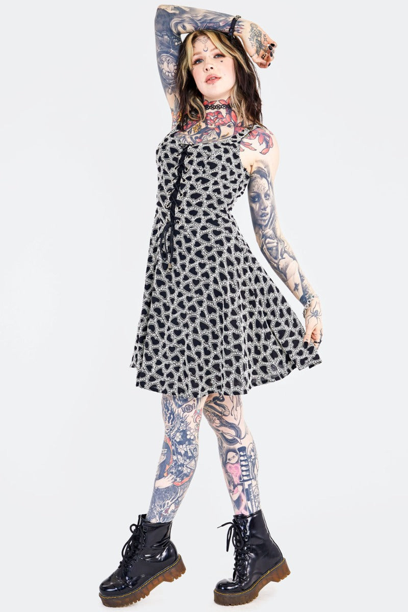 Lace Up Corset Dress