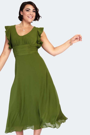 Amelia Olive Gown