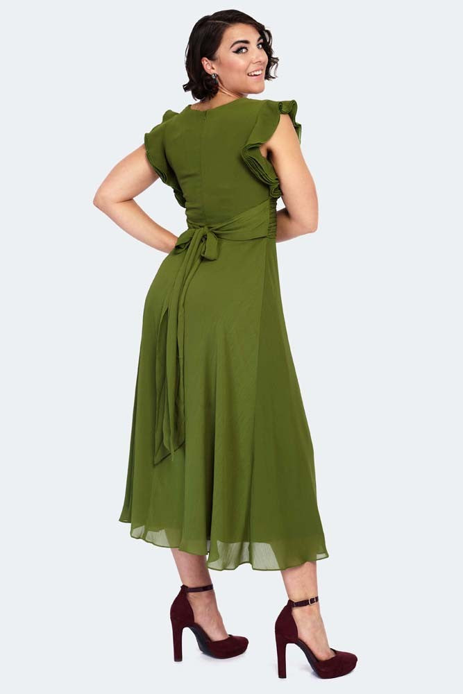 Amelia Olive Gown