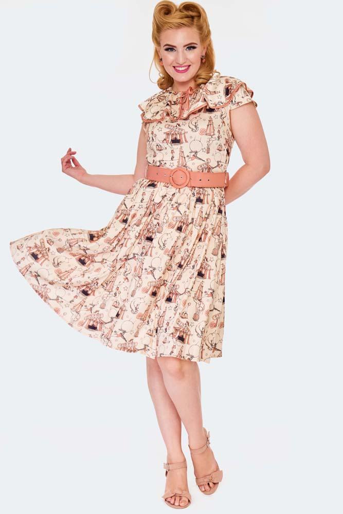 Ruffle Collar Circus Dress