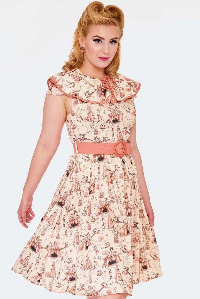 Ruffle Collar Circus Dress