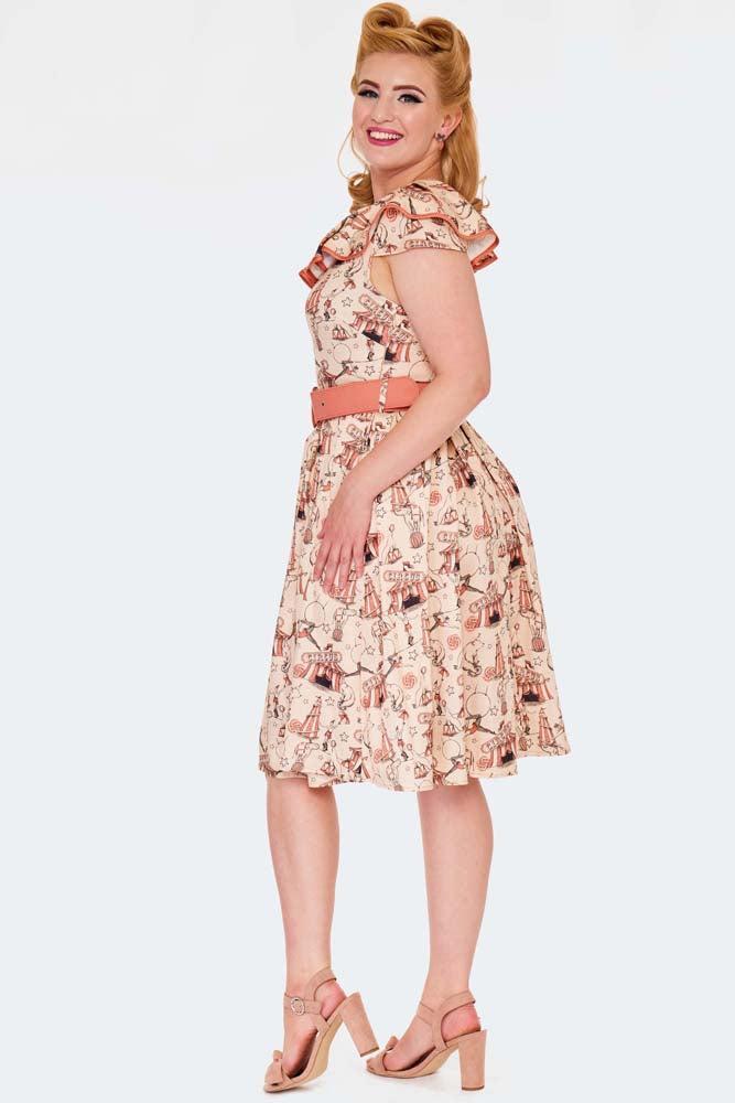 Ruffle Collar Circus Dress