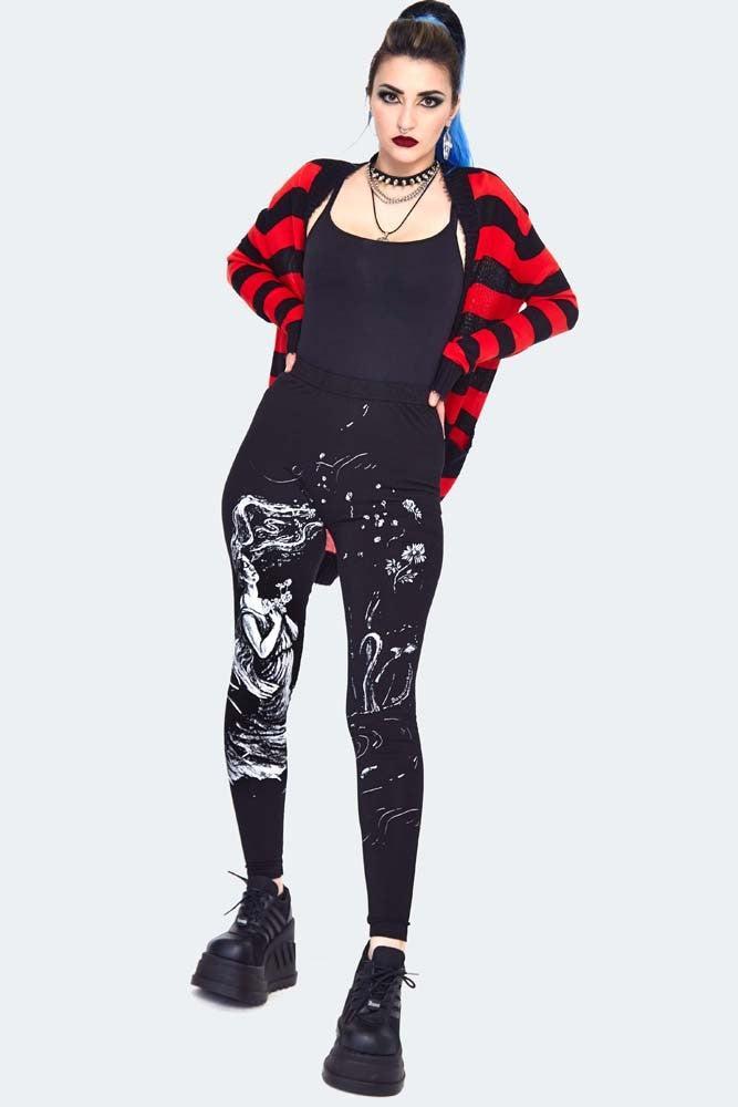 Drowning Printed Leggings