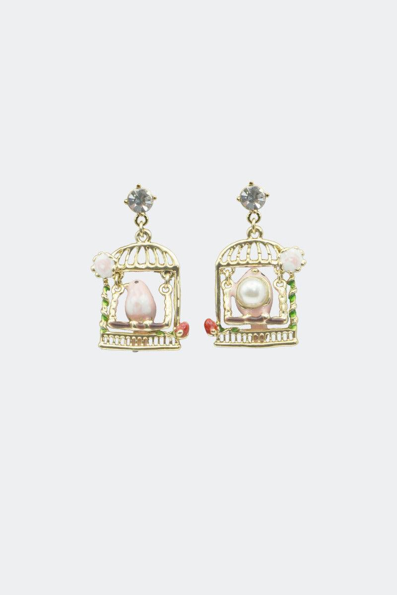 Vintage Birdcage Earrings