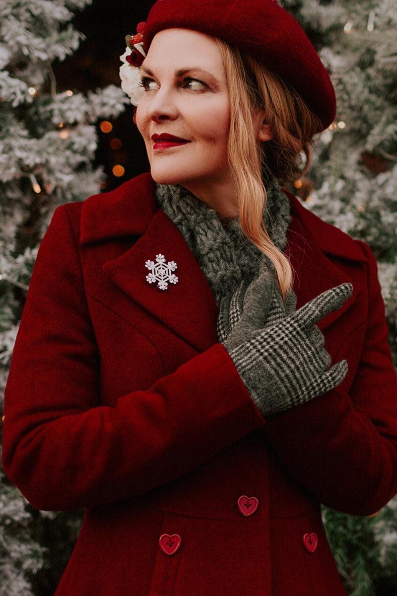Clara 40s Plaid Gloves