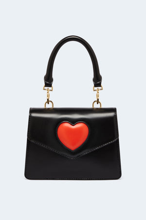 Heart Flap Crossbody Bag