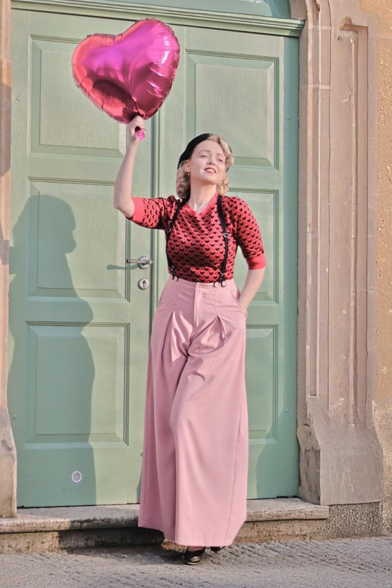 Heart Patterened Sweater