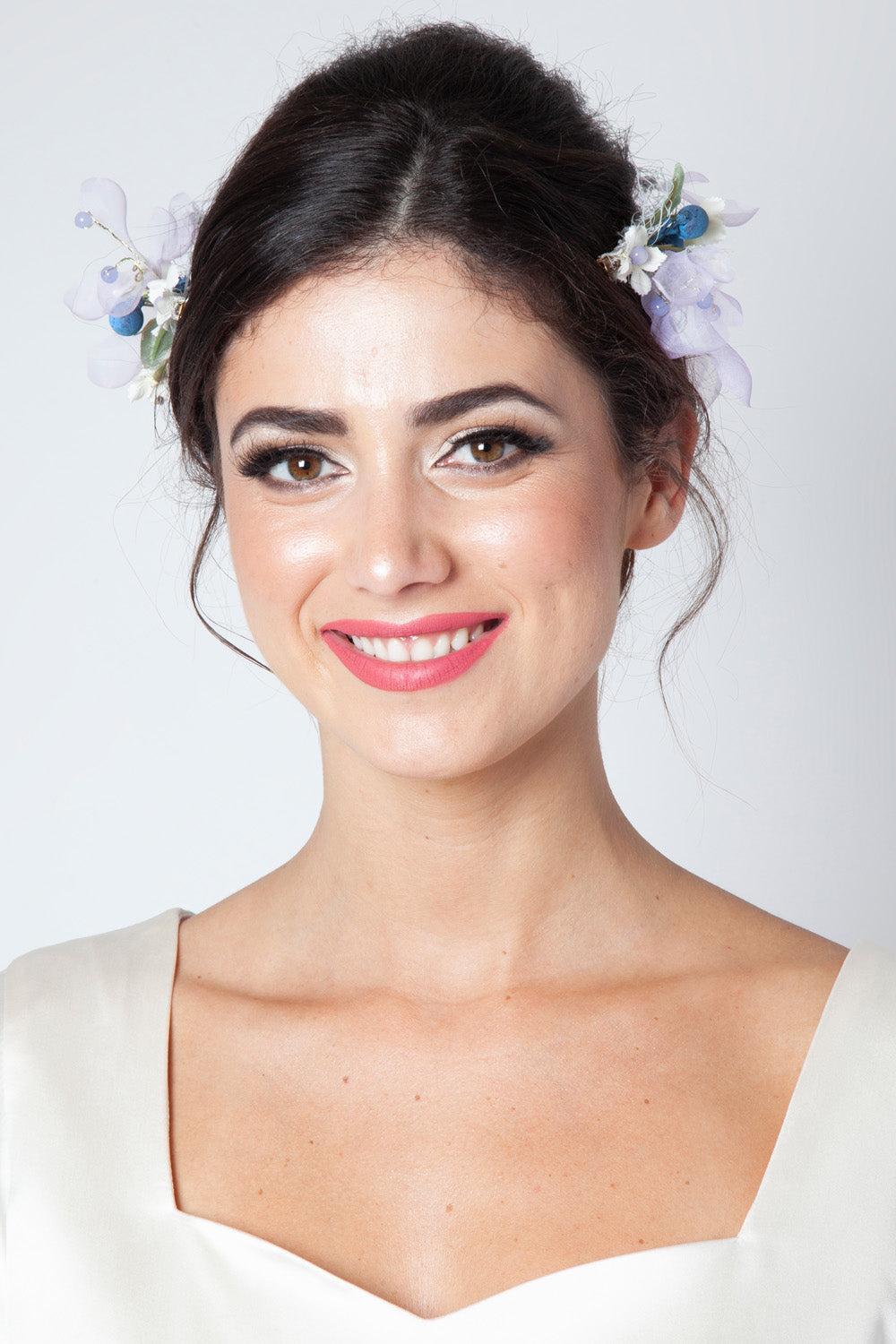 Dorothy Vintage Floral Front Veil