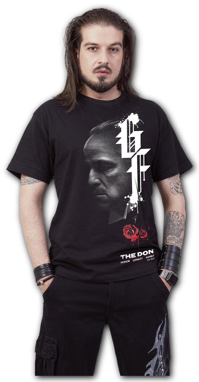 Godfather - Don - Front Print T-Shirt Black