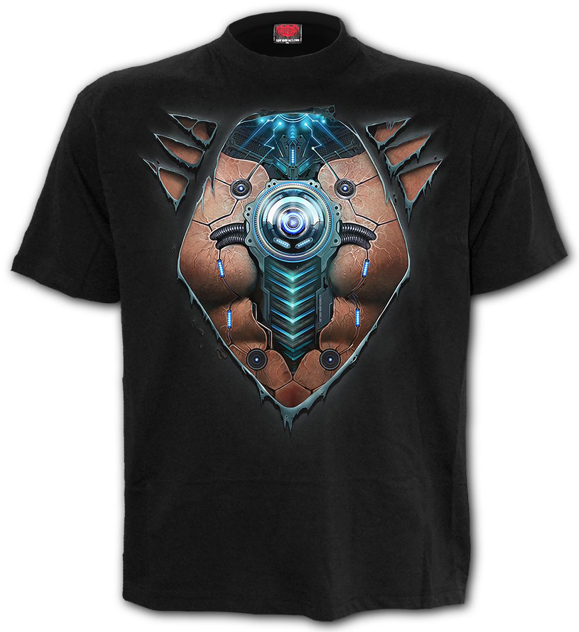 Cyber Skin  - T-Shirt Black