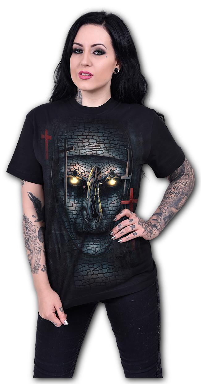 The Nun - Skull Illusion - T-Shirt Black