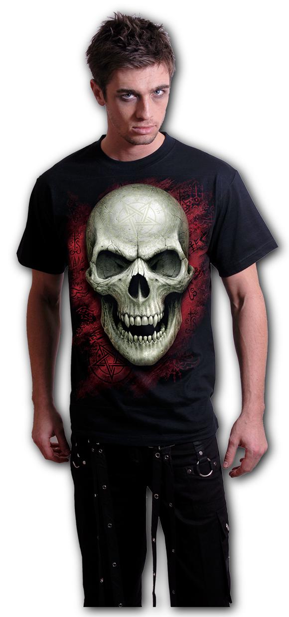 Gothic Runes - Glow In The Dark - T-Shirt Black