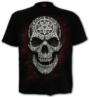 Gothic Runes - Glow In The Dark - T-Shirt Black