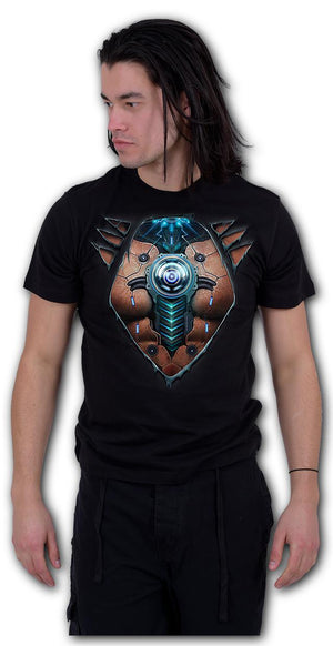 Cyber Skin  - T-Shirt Black