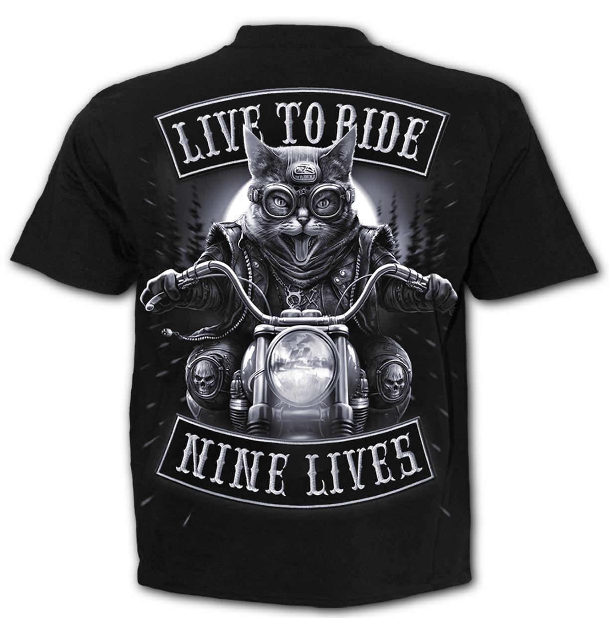 Nine Lives - T-Shirt Black