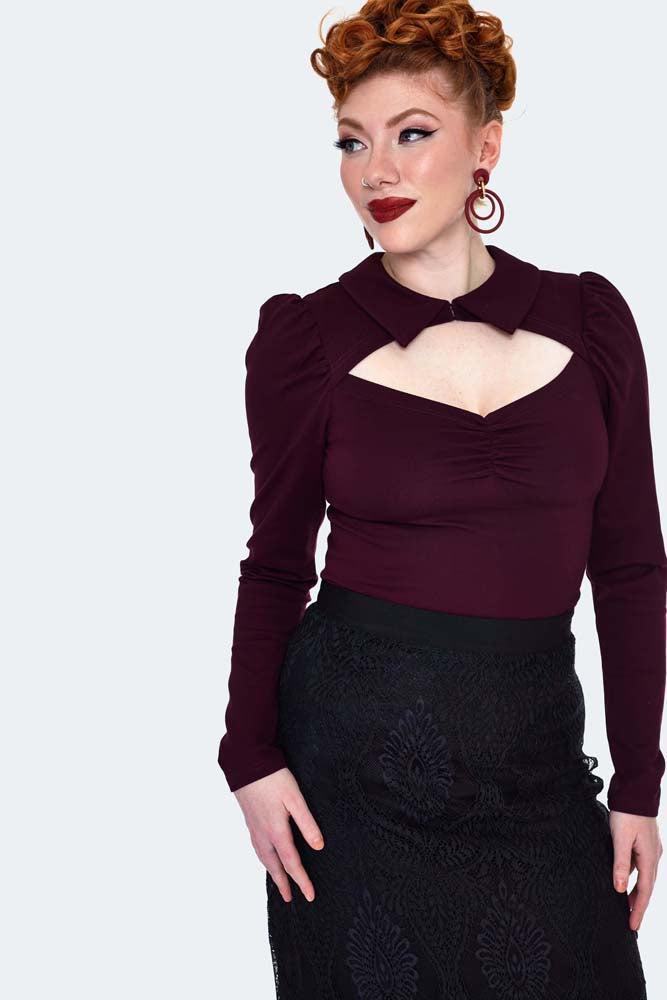 Black Lace Midi Skirt