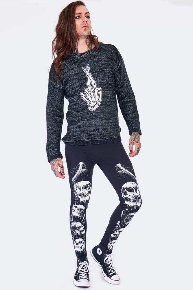 Skulls Print Leggings