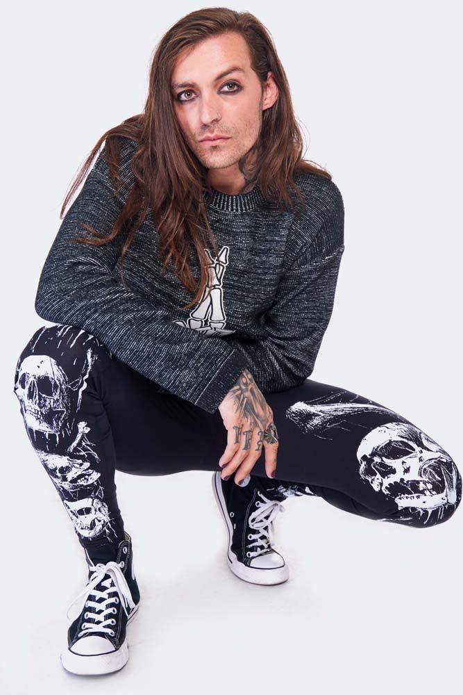 Skulls Print Leggings