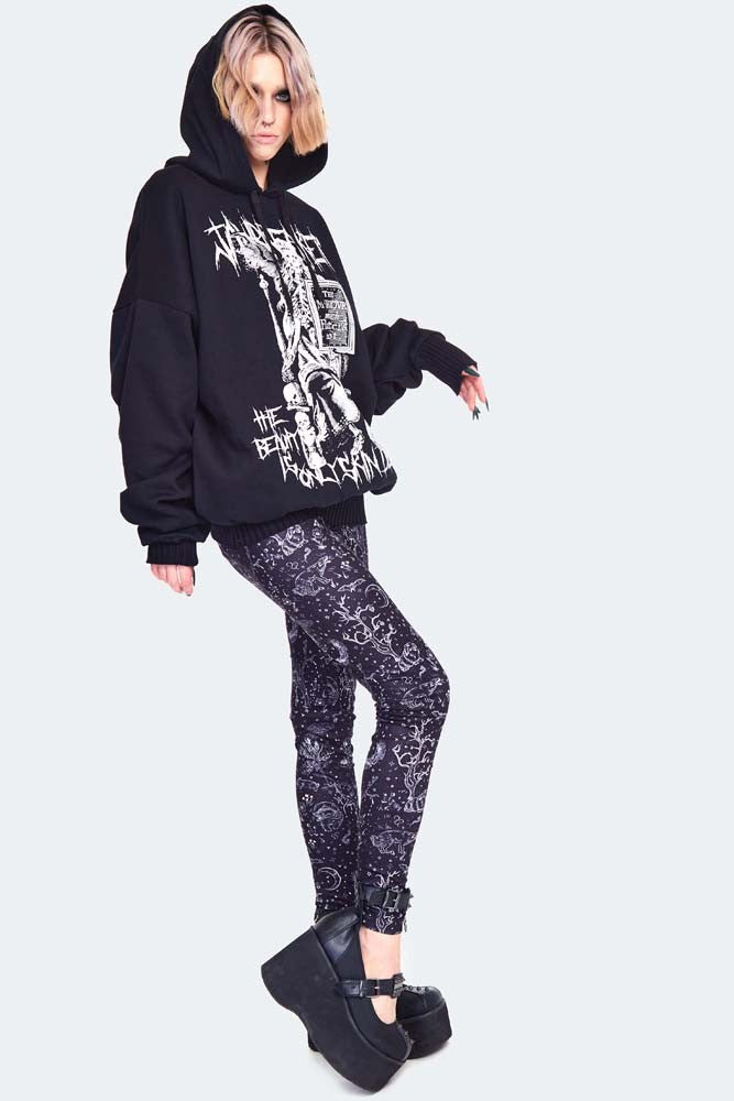 Night Forest Print Leggings