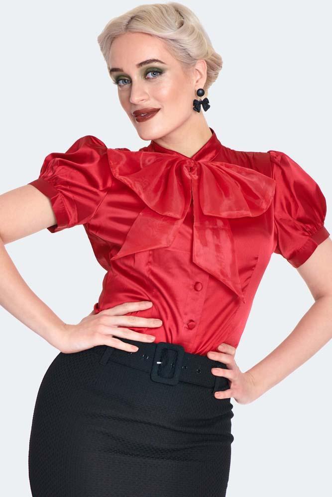 Oversized Bow Detail Blouse