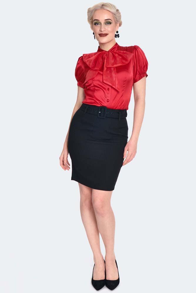 Oversized Bow Detail Blouse