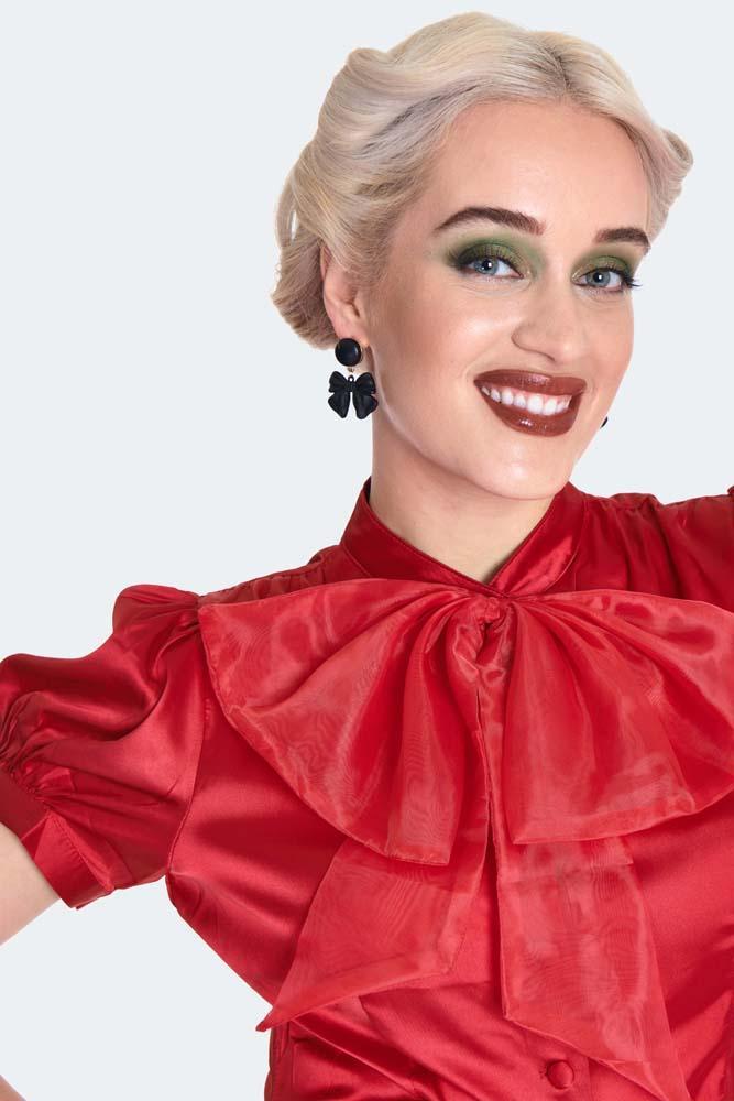 Oversized Bow Detail Blouse