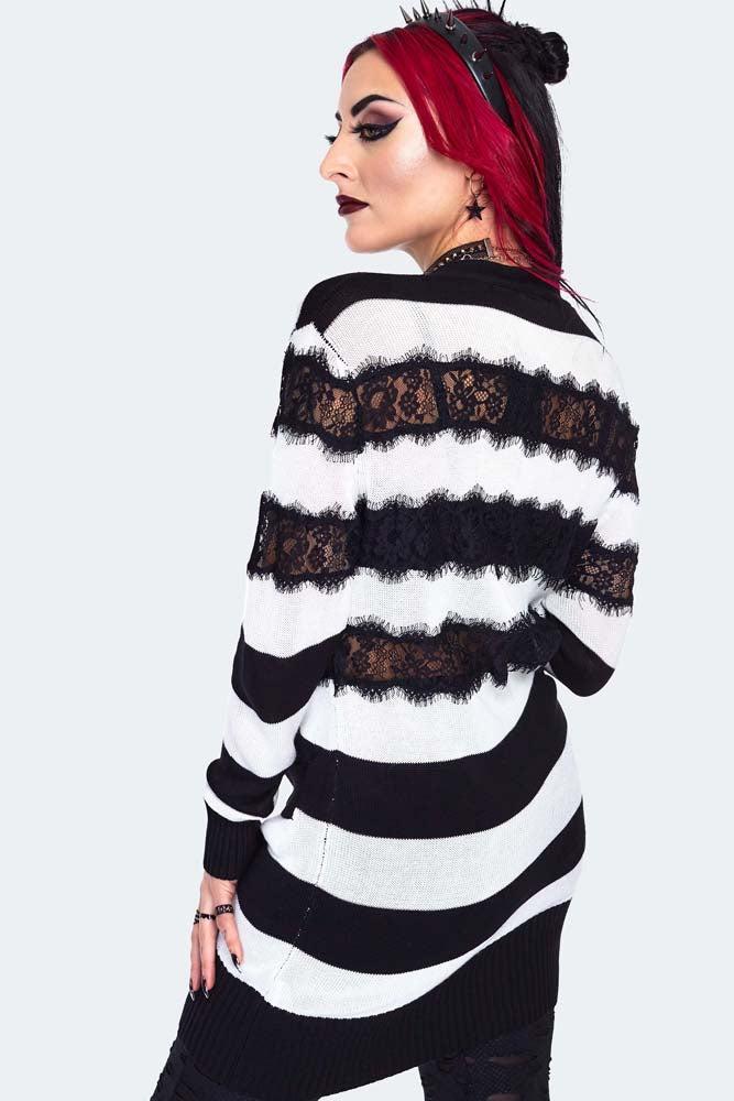 Multi Oversized Stripe Cardigan