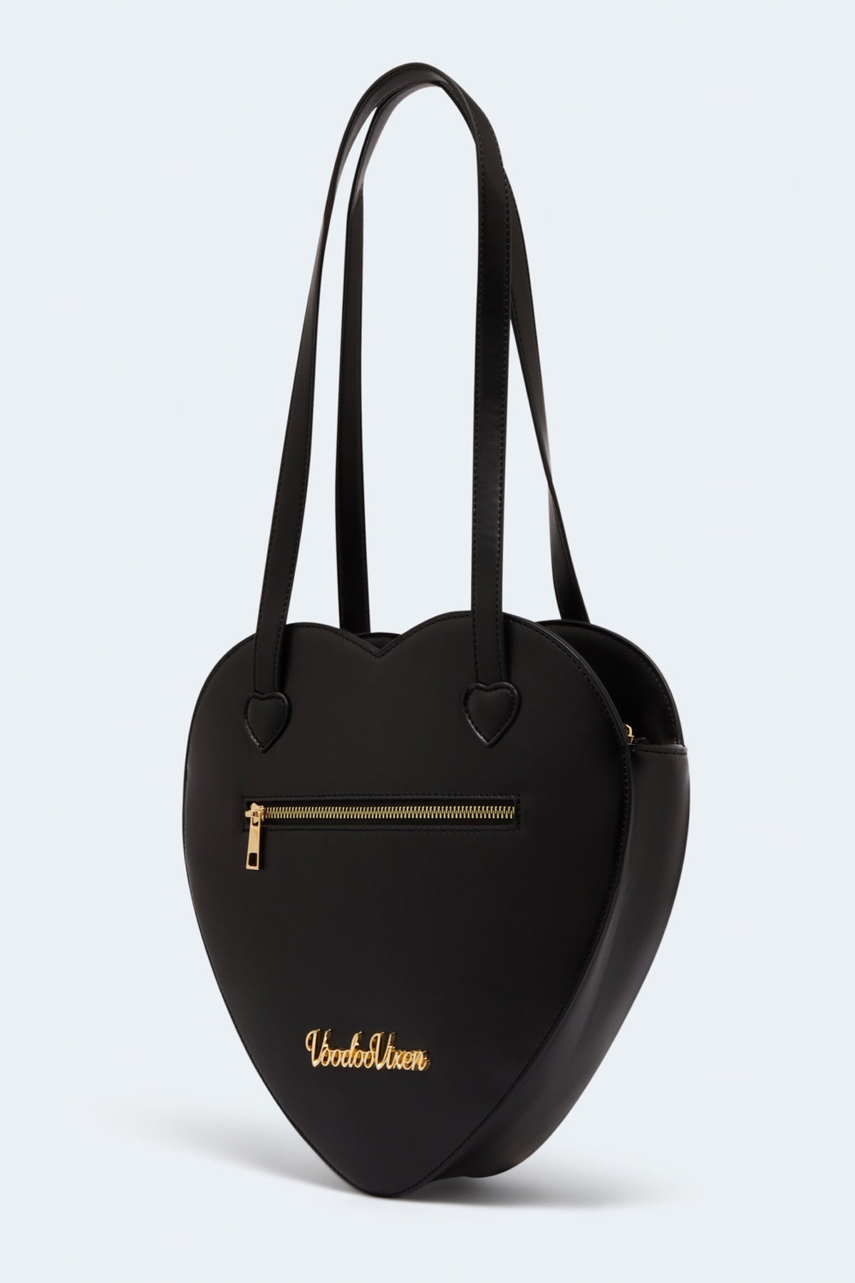 Quilted Heart Tote Bag Voodoo Vixen Dark Fashion Clothing