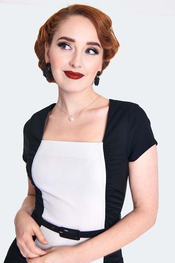 Ruched Midi Pencil Dress