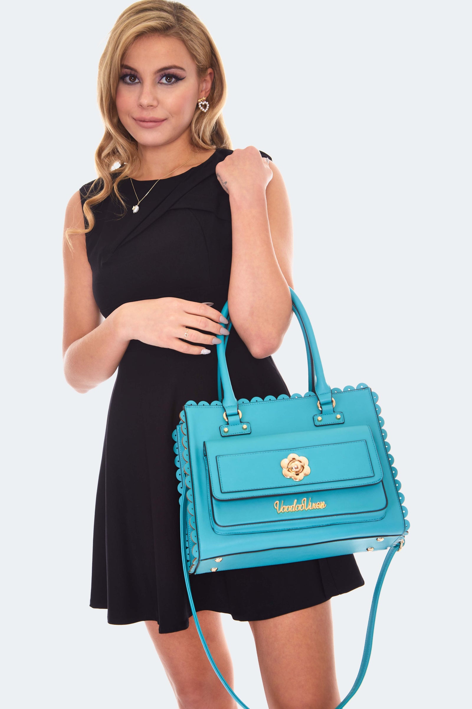 Scalloped Edge 60s Shopper Bag