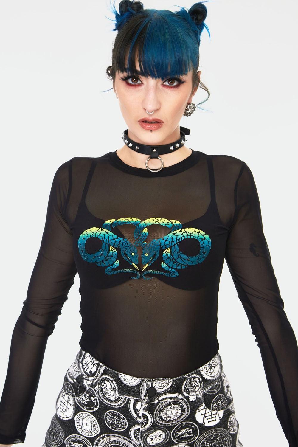 Serpent Mesh Top