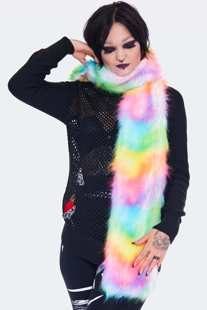 Lucy In Demise Faux Fur Stole