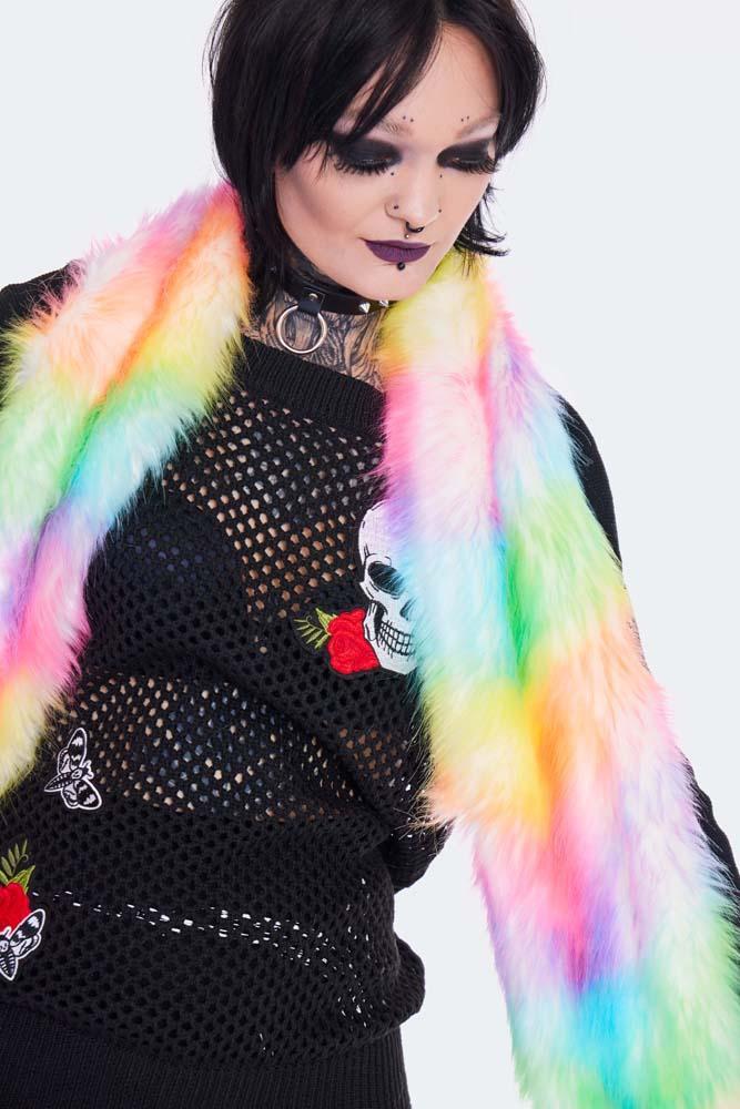 Lucy In Demise Faux Fur Stole