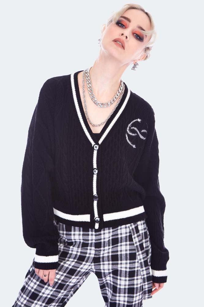 Snake Infinity Symbol Cardigan