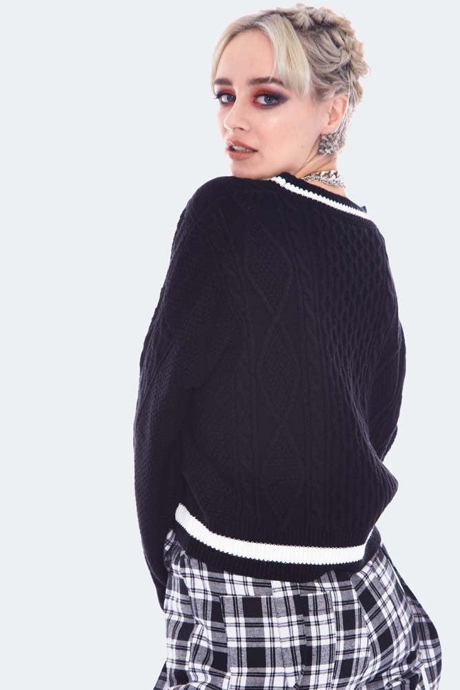 Snake Infinity Symbol Cardigan