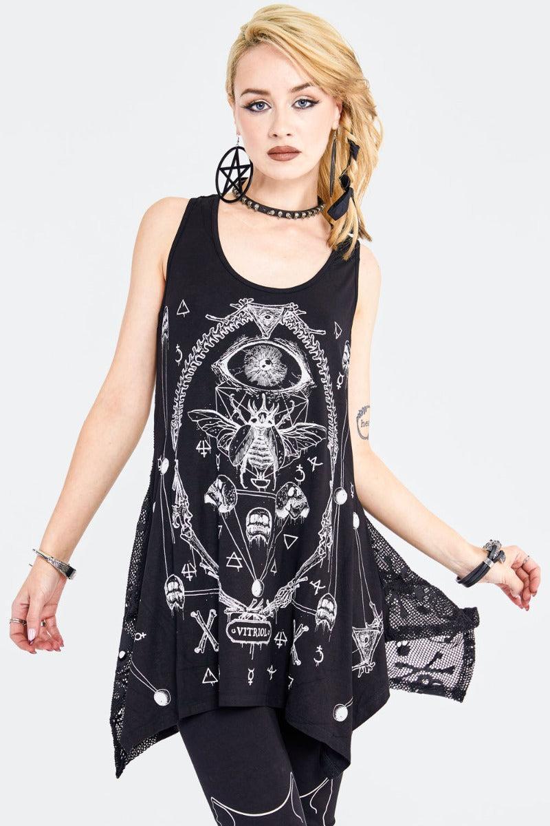 Vitriol Skull Mesh T-Shirt
