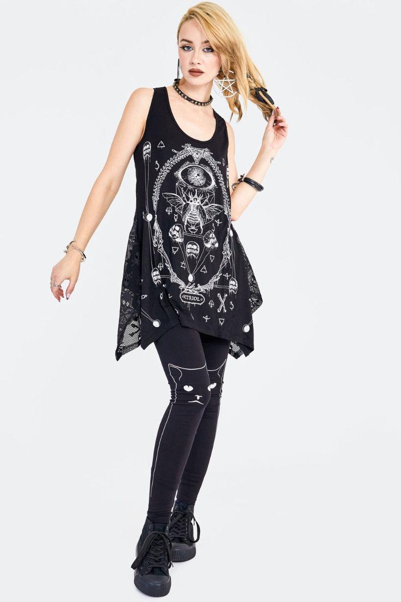 Vitriol Skull Mesh T-Shirt
