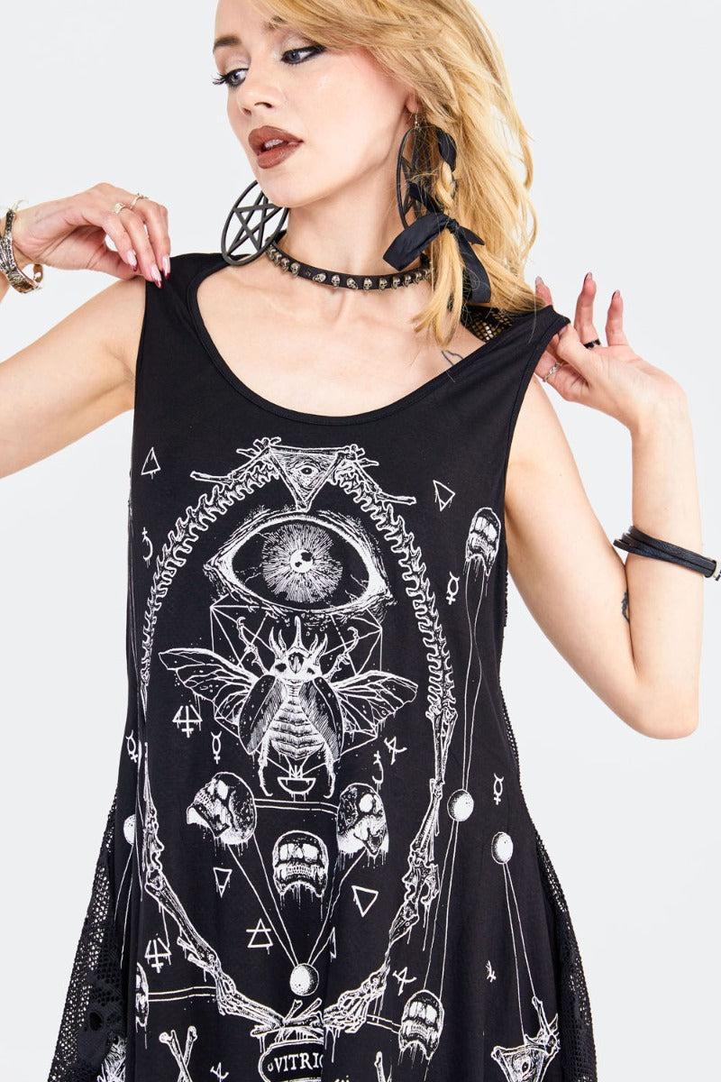 Vitriol Skull Mesh T-Shirt