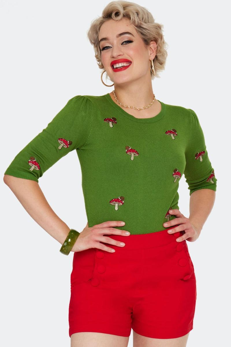 Snail On A Mushroom Sweater